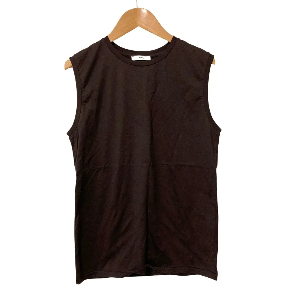 25AW ATON エイトン SUVIN 60/2 TANK TOP タンクトップ サイズ2 ブラウン