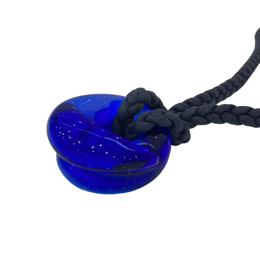 Baccarat バカラ コキアージュ クリスタル ネックレス ペンダント ブルー