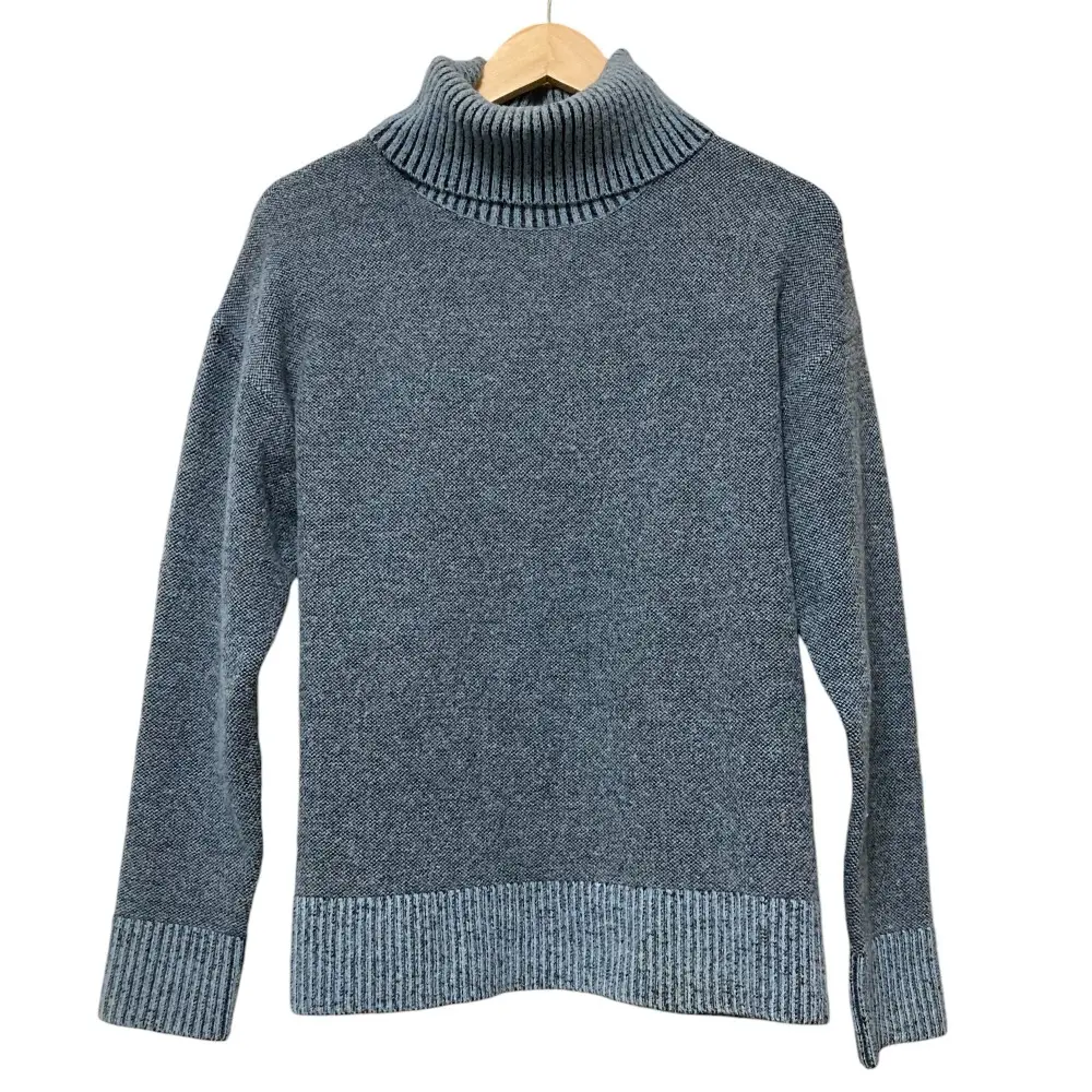 BALENCIAGA バレンシアガ タートルネック ニット プルオーバー セーター 36 ブルー