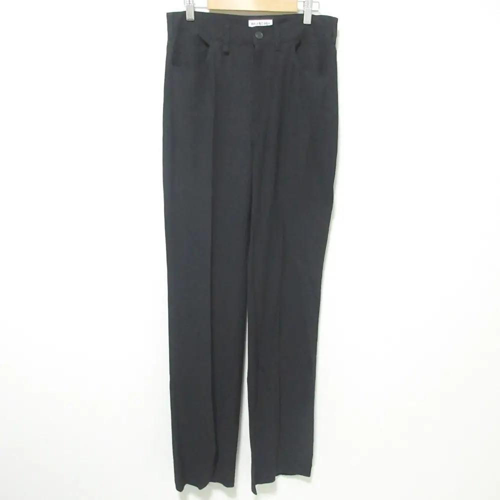 20SS BALENCIAGA バレンシアガ スラックス パンツ 34 ブラック