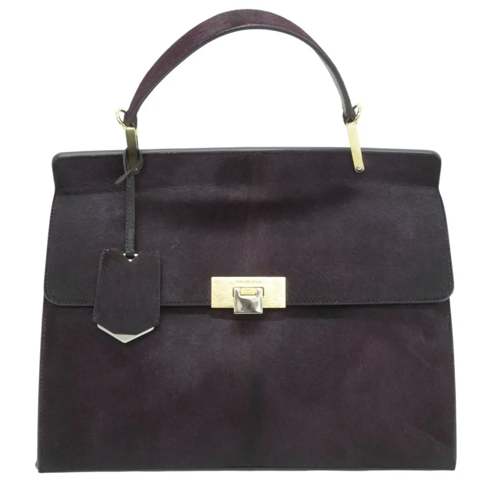 BALENCIAGA バレンシアガ ハラコ カルターブル 2WAY トートバッグ ショルダーバッグ 330888 パープル