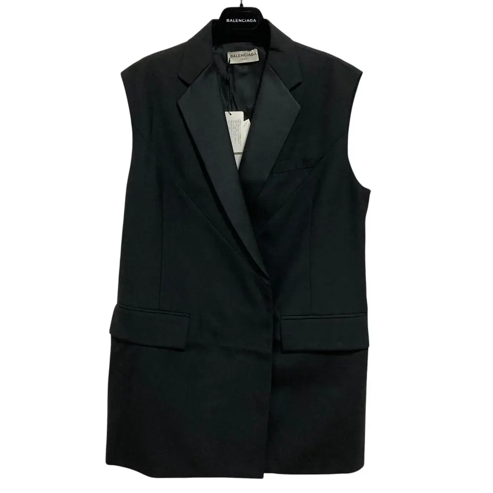 BALENCIAGA バレンシアガ ベスト ジレ サイズ36 ブラック