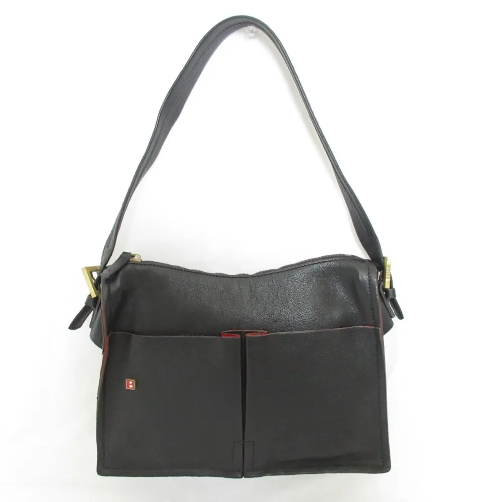 BALLY バリー レザー ワンショルダーバッグ ブラック
