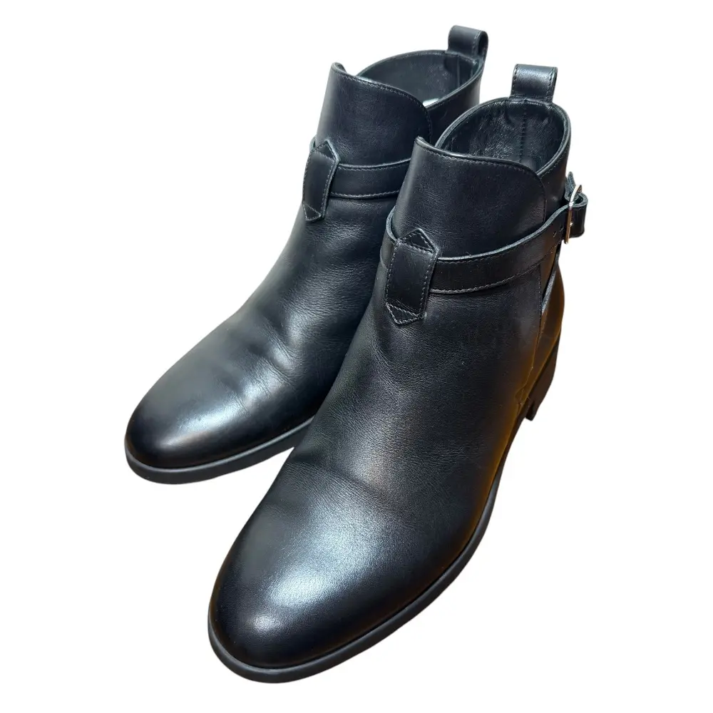 BALLY バリー レザー ショートブーツ 35 22cm相当 ブラック