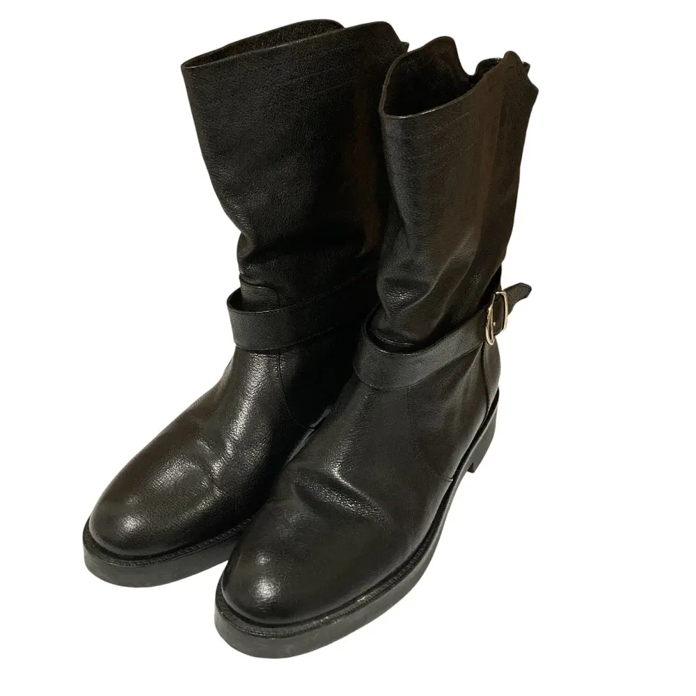 BALLY バリー レザー エンジニアブーツ サイズ39.5 25.5cm相当 ブラック