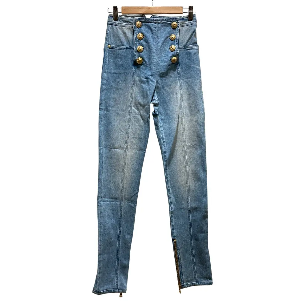 BALMAIN バルマン ストレッチ デニムパンツ ジーンズ サイズ34 ブルーの買取実績【2025年9月買取】