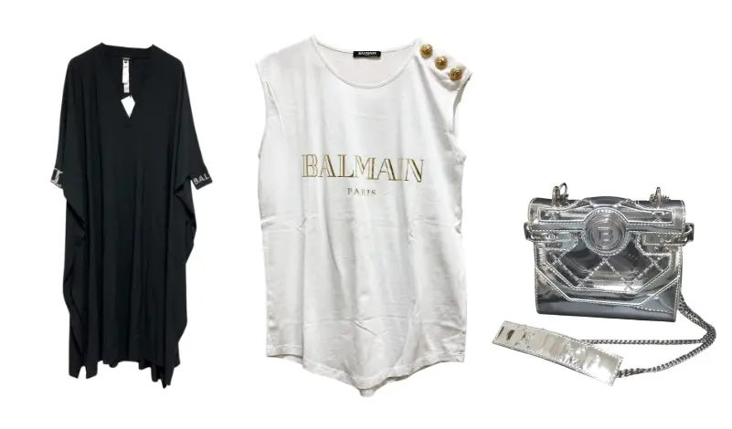 BALMAIN（バルマン）の近年発売のアイテムは高価買取のポイントが高いです