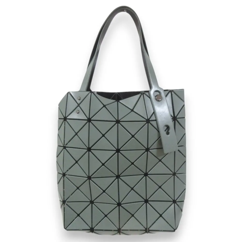 BAO BAO ISSEY MIYAKE バオバオ イッセイミヤケ PRISM PLUS 4×5 トートバッグ ハンドバッグ マットグレー ※サンプル品
