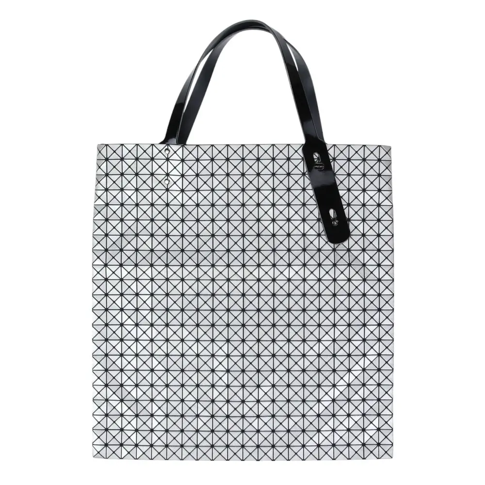 BAO BAO ISSEY MIYAKE バオバオ イッセイミヤケ トートバッグ BB55-AG024 シルバーカラー