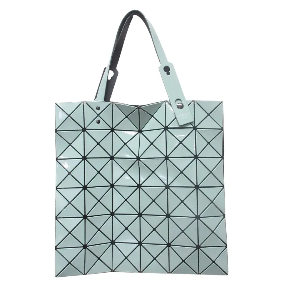 BAO BAO Issey Miyake バオバオ イッセイミヤケ LUCENT ルーセント トライアングル トートバッグ BB81-AG943 ミントグリーン