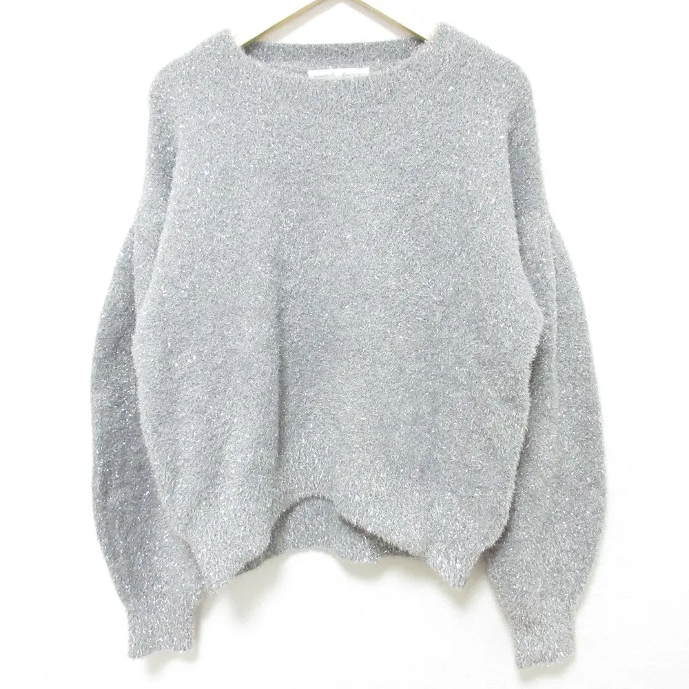 23AW BEARDSLEY ビアズリー ラメシャギーニット サイズF グレーの買取実績【2025年9月買取】