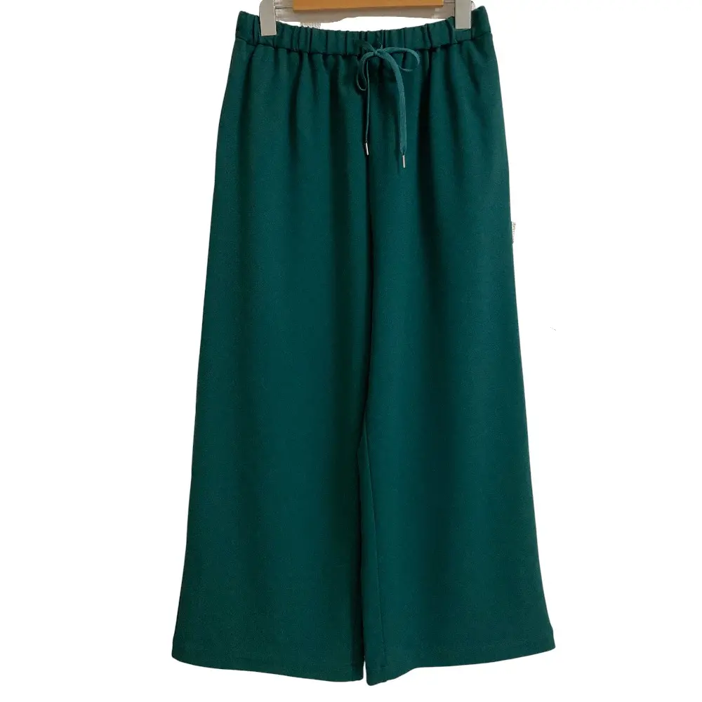 24AW BEARDSLEY ビアズリー 裏起毛リラックスイージーパンツ BEZ1042502A0002 サイズ1 ブルーグリーン