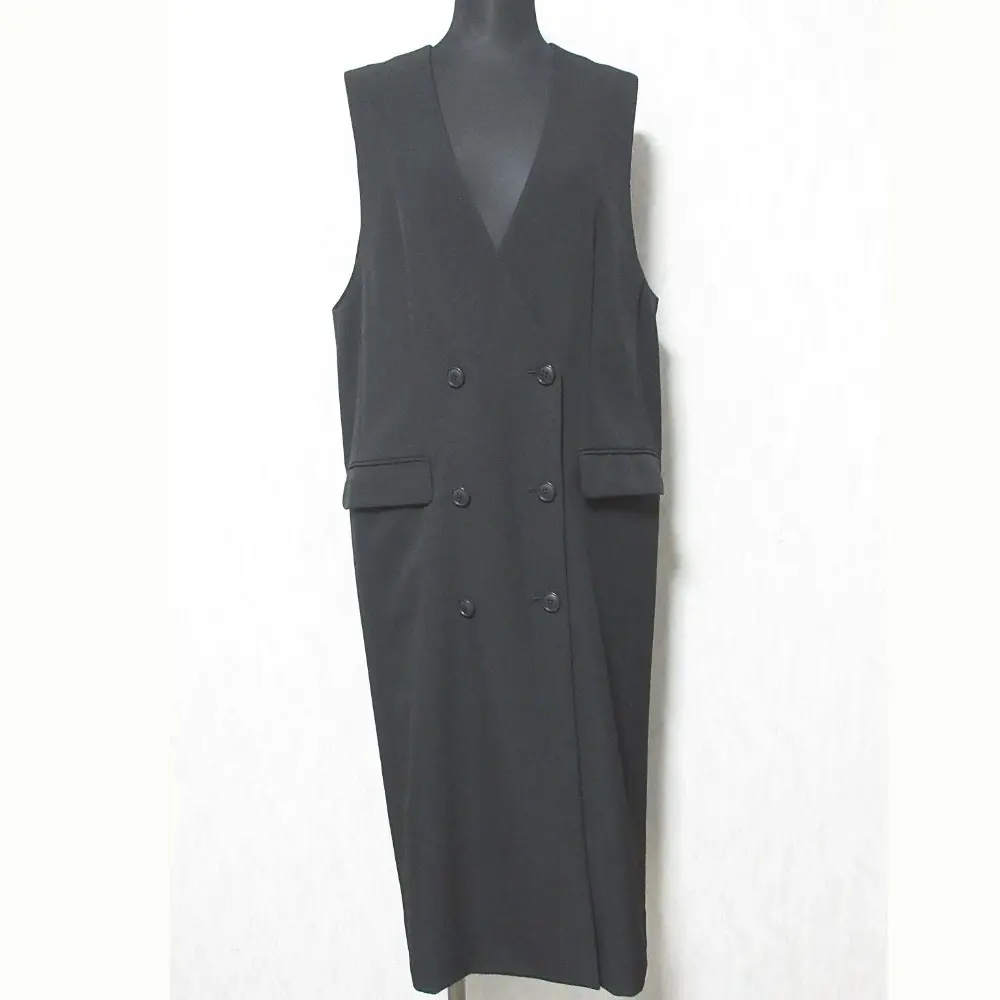 23AW ビューティーアンドユース ユナイテッドアローズ ツイル ジャンパースカート&ジレ 2WAY 1サイズS ブラック