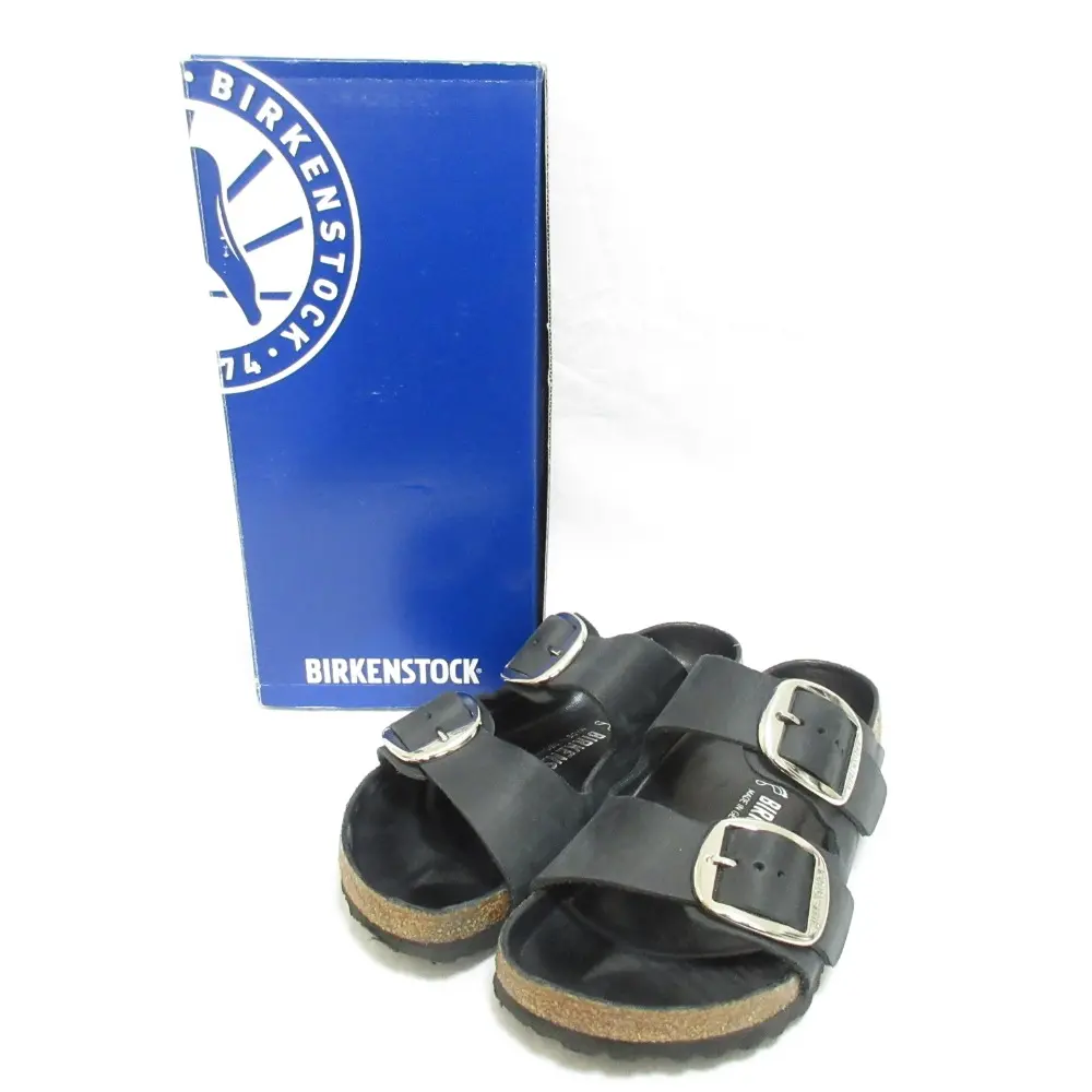 BIRKENSTOCK ビルケンシュトック Arizona Big Buckle アリゾナ ビックバックル サンダル 1011074 37 約24cm ブラック