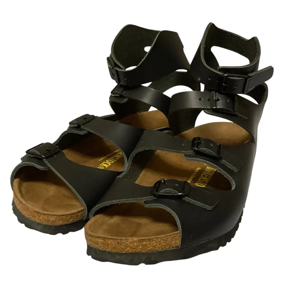 BIRKENSTOCK ビルケンシュトック アテネ アンクルストラップ サンダル サイズ39 25cm ブラック