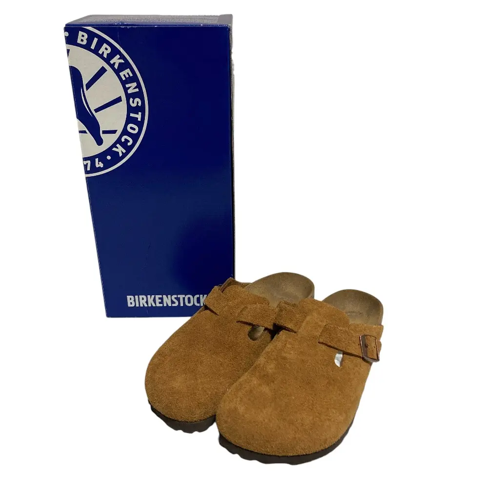 BIRKENSTOCK ビルケンシュトック ボストン BS スエード サボサンダル サイズ36 23.0cm キャメル