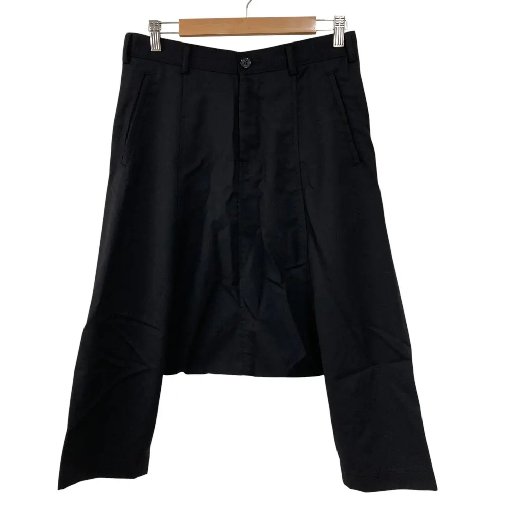 AD2015 BLACK COMME des GARCONS ブラックコムデギャルソン ウール サルエルパンツ XS ブラック