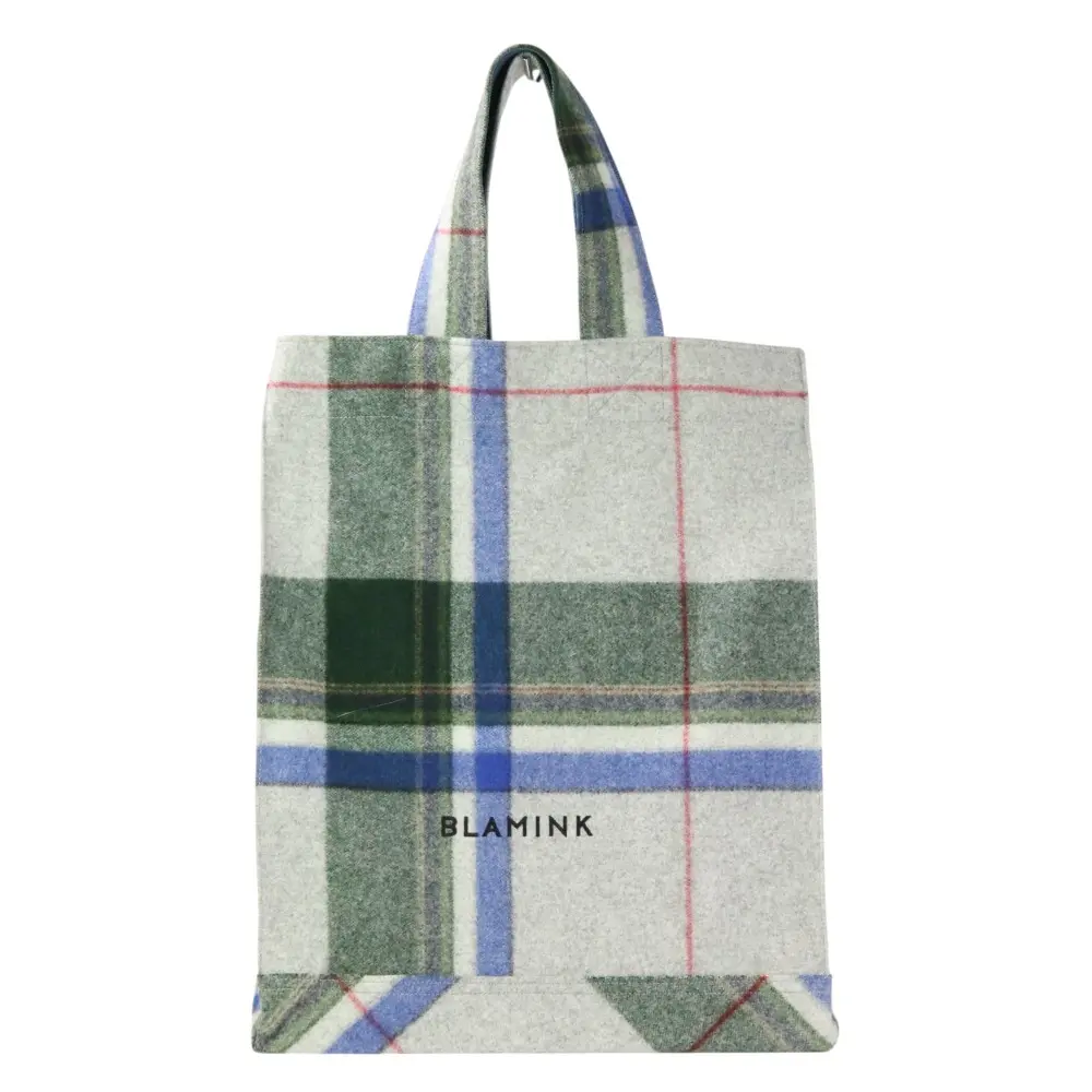 BLAMINK ブラミンク ローデンチェック トートバッグ グレーの買取実績【2025年2月買取】
