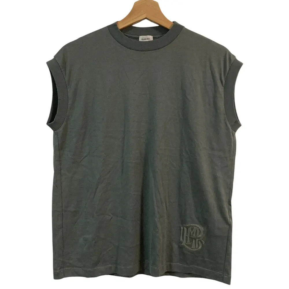 BLAMINK ブラミンク コットンクルーネック刺繍ノースリーブTシャツ カットソー 7917-222-0011 サイズ0 グレーの買取実績【2025年12月買取】
