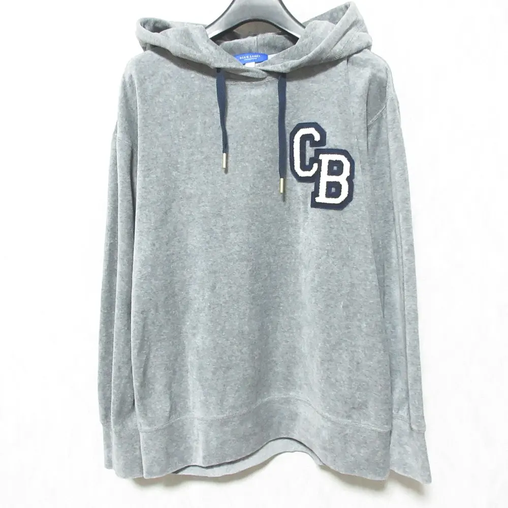 BLUE LABEL CRESTBRIDGE ブルーレーベルクレストブリッジ CB ロゴワッペン プルオーバー パーカー 55P30-226-07 38 グレー