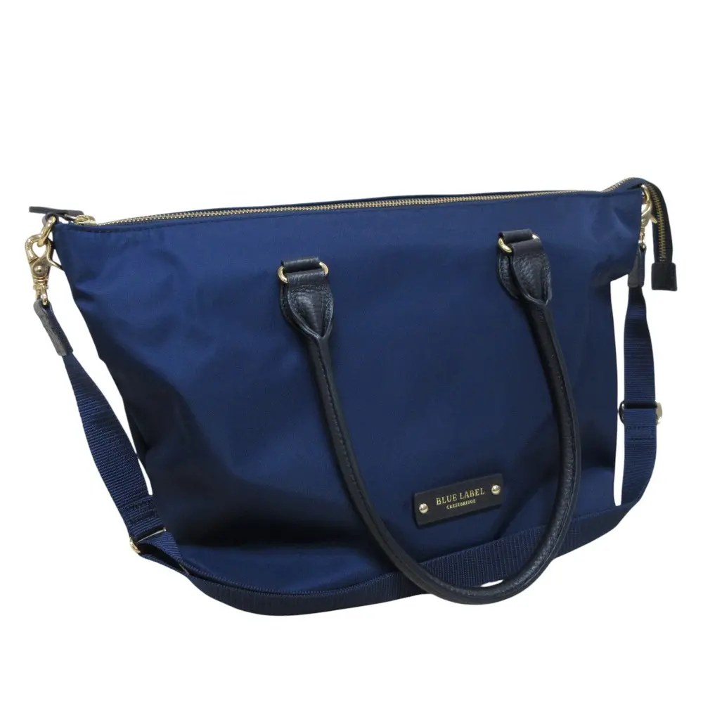 BLUE LABEL CRESTBRIDGE ブルーレーベルクレストブリッジ ノバチェックボトム 2WAY ショルダーバッグ トートバッグ ネイビーの買取実績【2025年3月買取】