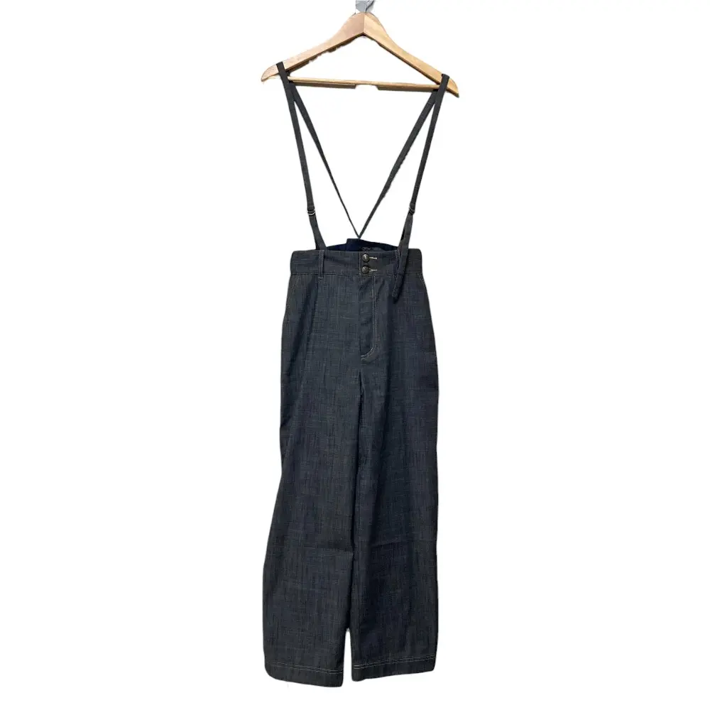 BLUE LABEL CRESTBRIDGE ブルーレーベルクレストブリッジ EZUMi サスペンダー付き ライトデニムパンツ サイズ36 グレー 
