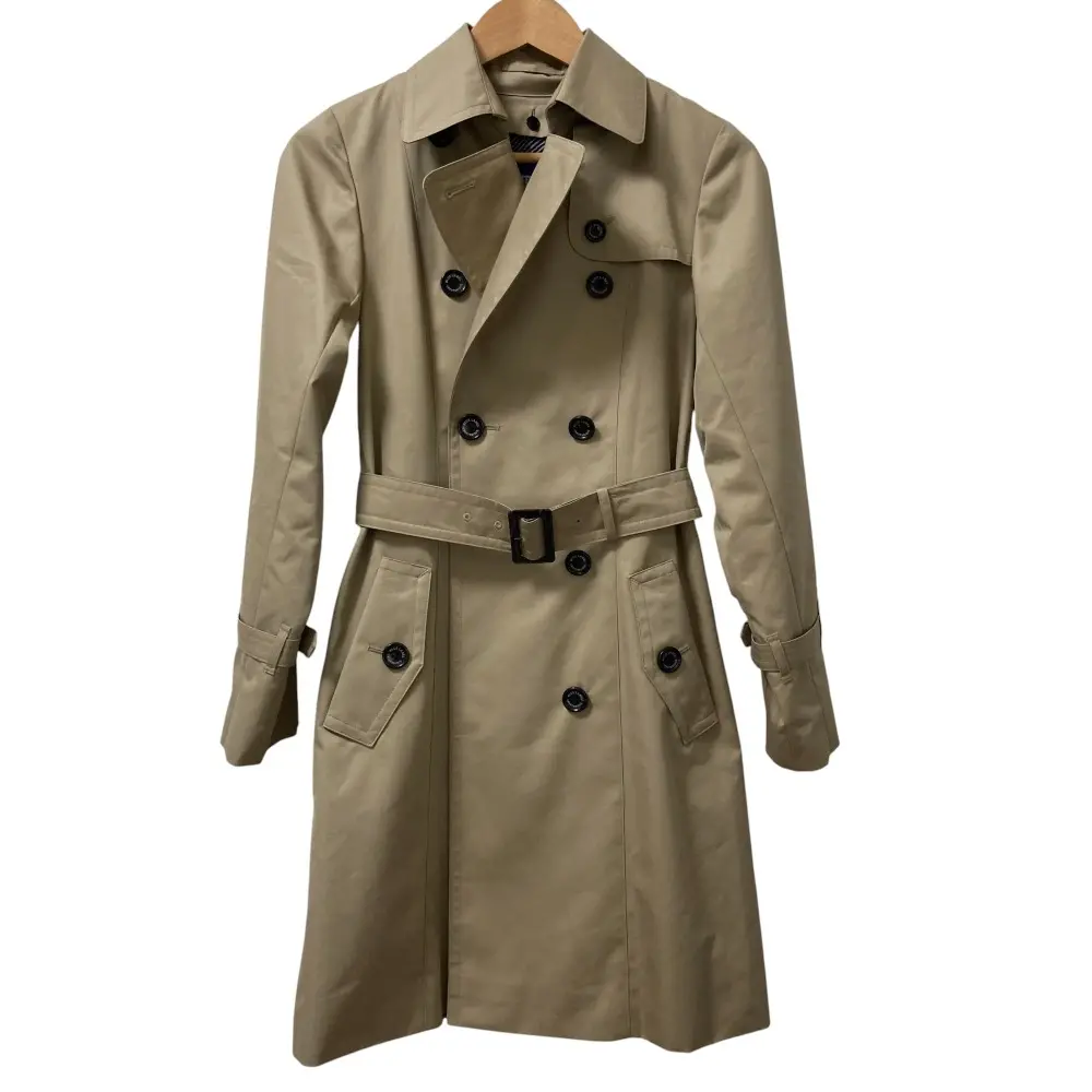 BLUE LABEL CRESTBRIDGE ブルーレーベルクレストブリッジ ライナー付 ライトギャバジントレンチコート サイズ36 ベージュ