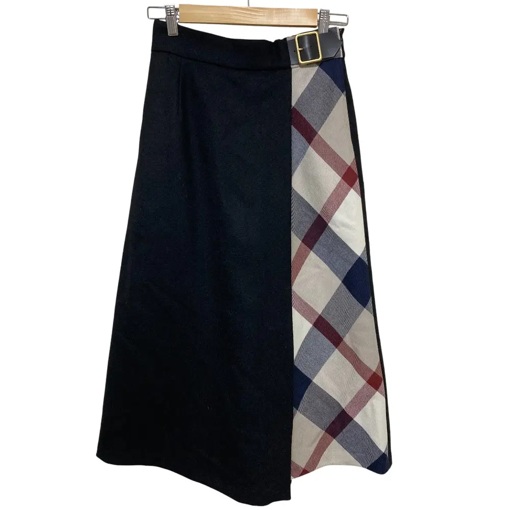 BLUE LABEL CRESTBRIDGE ブルーレーベルクレストブリッジ ボタニーサージガウチョパンツ ワイドパンツ サイズ36 ブラック