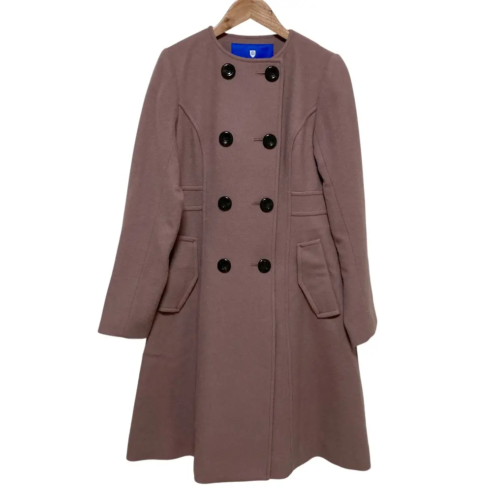 BLUE LABEL CRESTBRIDGE ブルーレーベルクレストブリッジ ノーカラーウールコート 55B04-655-14 サイズ36 ピンクの買取実績【2025年8月買取】