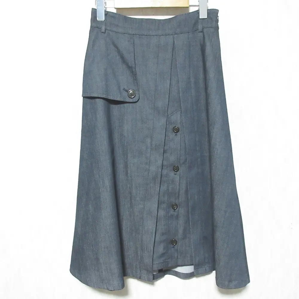 BLUE LABEL CRESTBRIDGE ブルーレーベルクレストブリッジ デニム ロングスカート 55S08-641-29 38 インディゴ