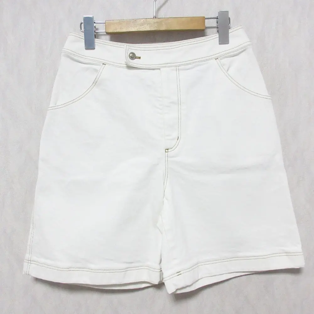 22SS BORDERS at BALCONY ボーダーズアットバルコニー ストレッチ ショートパンツ BD2211-3L-30 38 ホワイト