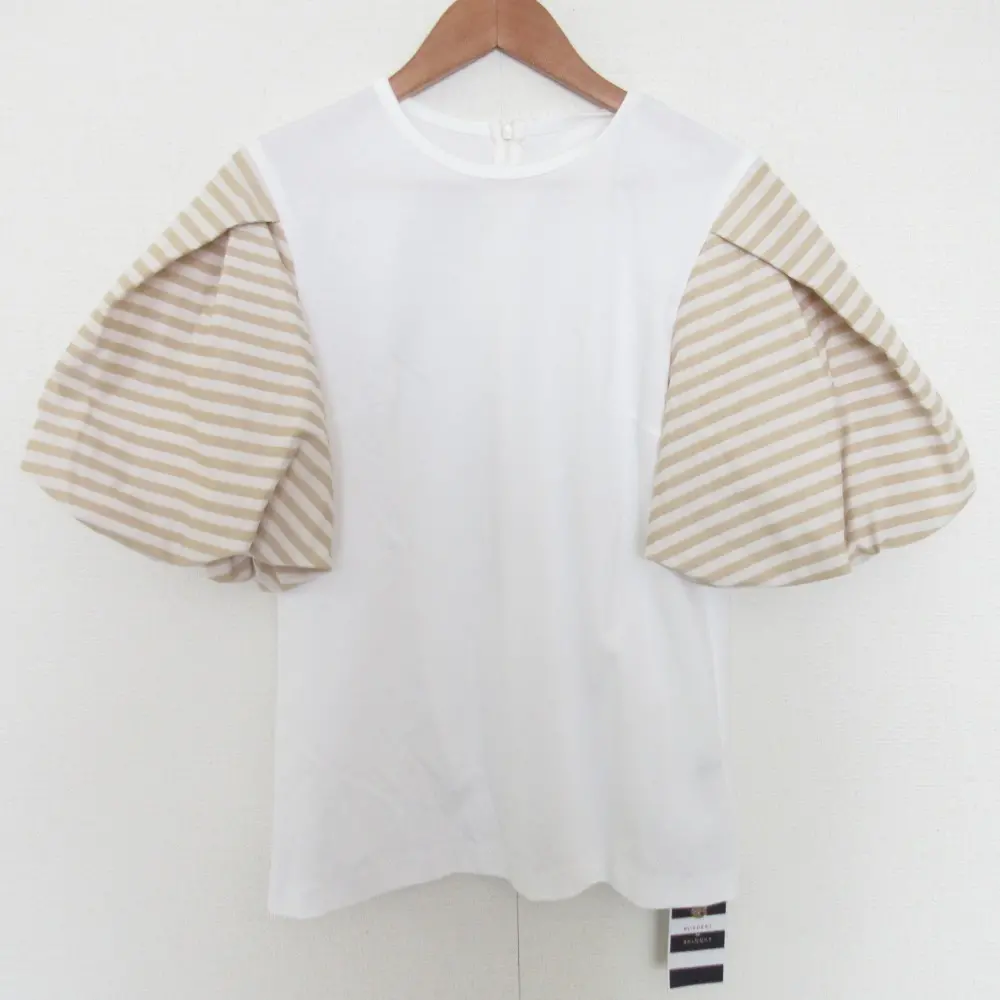 BORDERS at BALCONY ラッフルド カフ T フリル カットソー BORDERS at