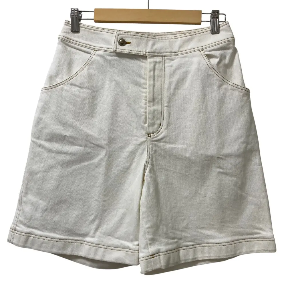 22SS BORDERS at BALCONY ボーダーズアットバルコニー ストレッチ ショートパンツ BD2211-3L-30 サイズ38 ホワイト