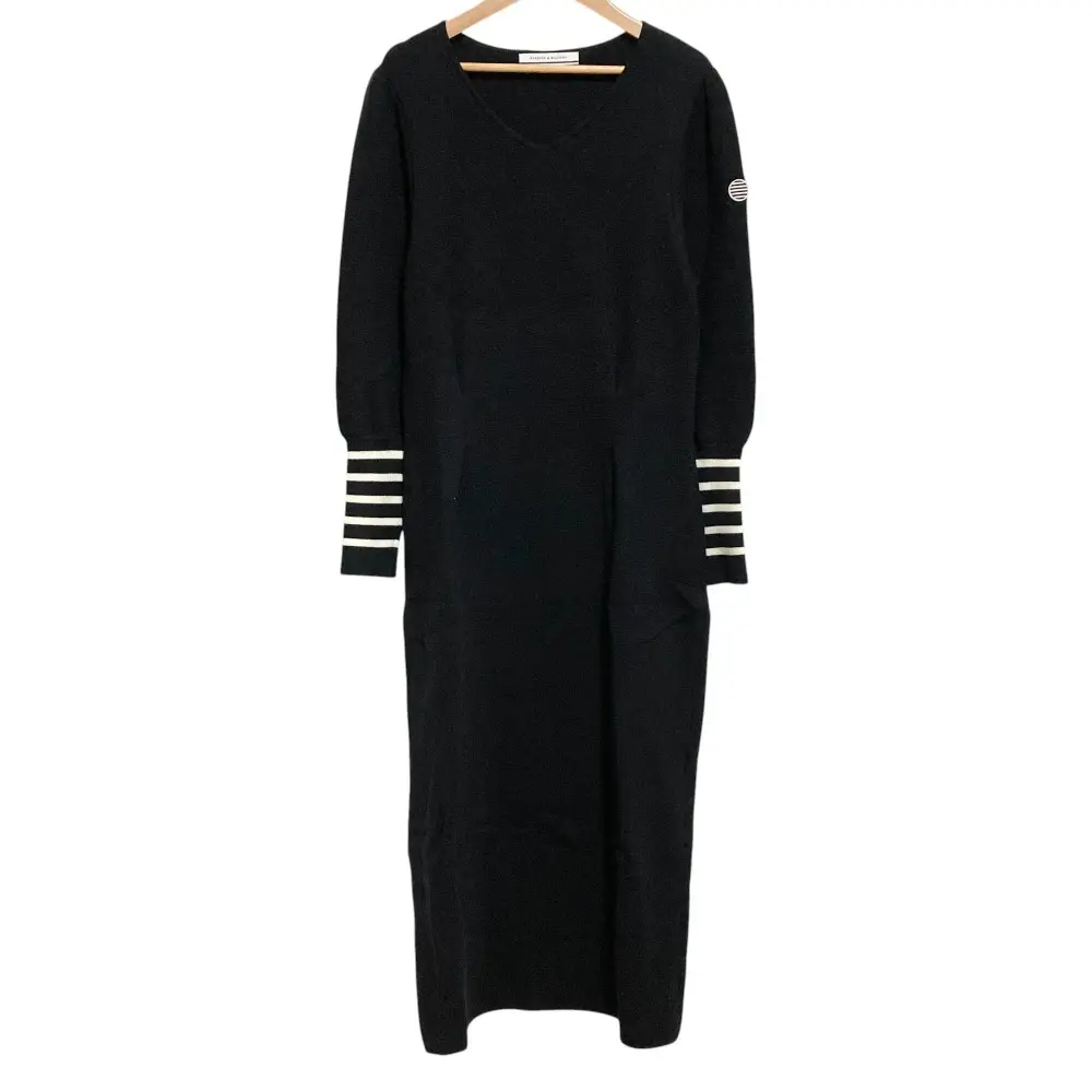 BORDERS at BALCONY ボーダーズアットバルコニー 七分袖 バイカラー