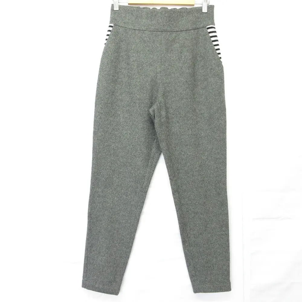 BORDERS at BALCONY ボーダーズアットバルコニー TAPERED WOOL PANTS テーパードパンツ BD2021-2M-14 サイズ38 グレー