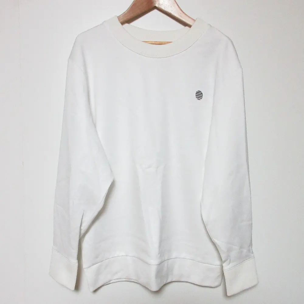 BORDERS at BALCONY ボーダーズアットバルコニー BORDER SWEATSHIRT スウェットシャツ BD2111-2J-15 サイズ36 ホワイト