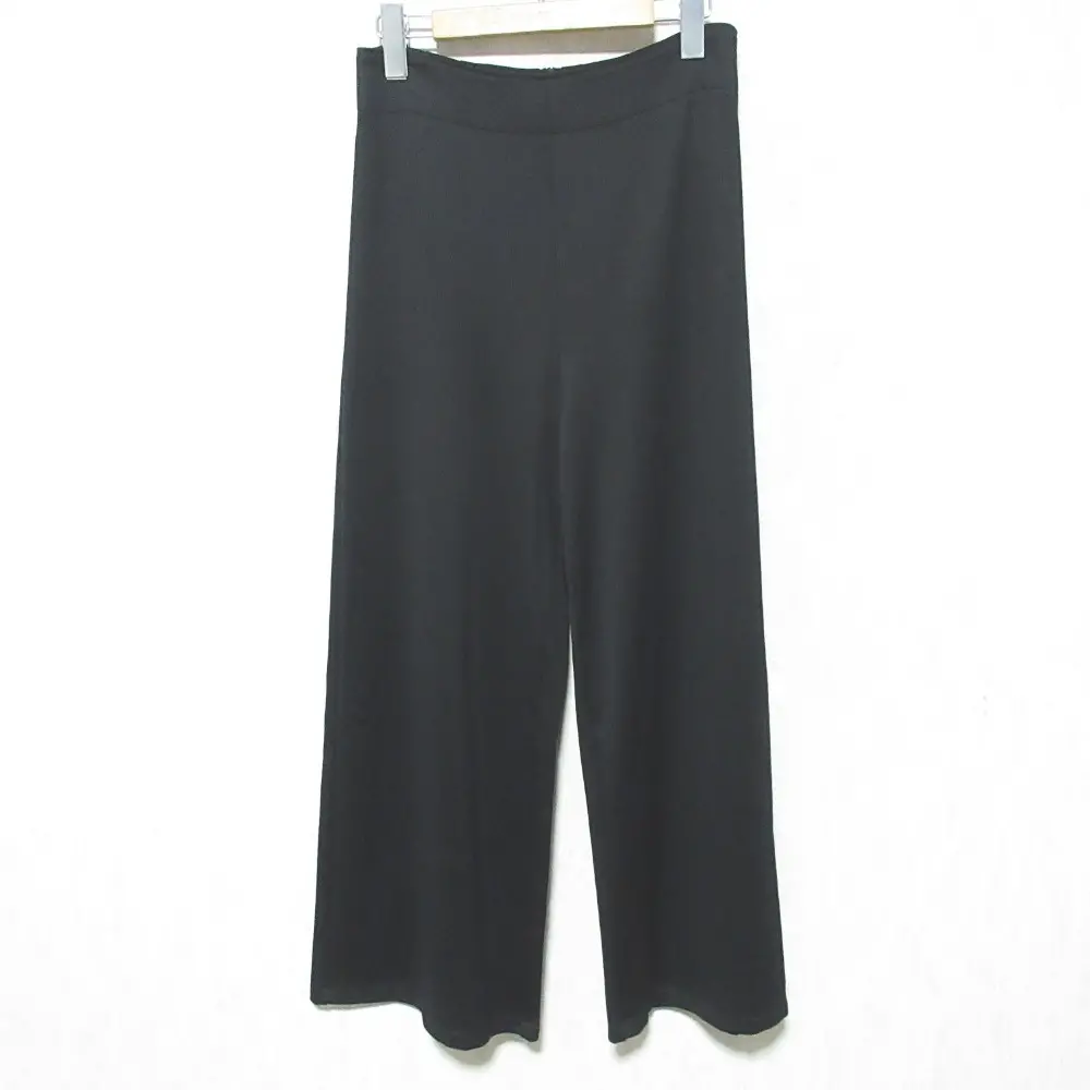 BORDERS at BALCONY ボーダーズアットバルコニー ワイドパンツ BD2111-3G-14 サイズ38 ブラック