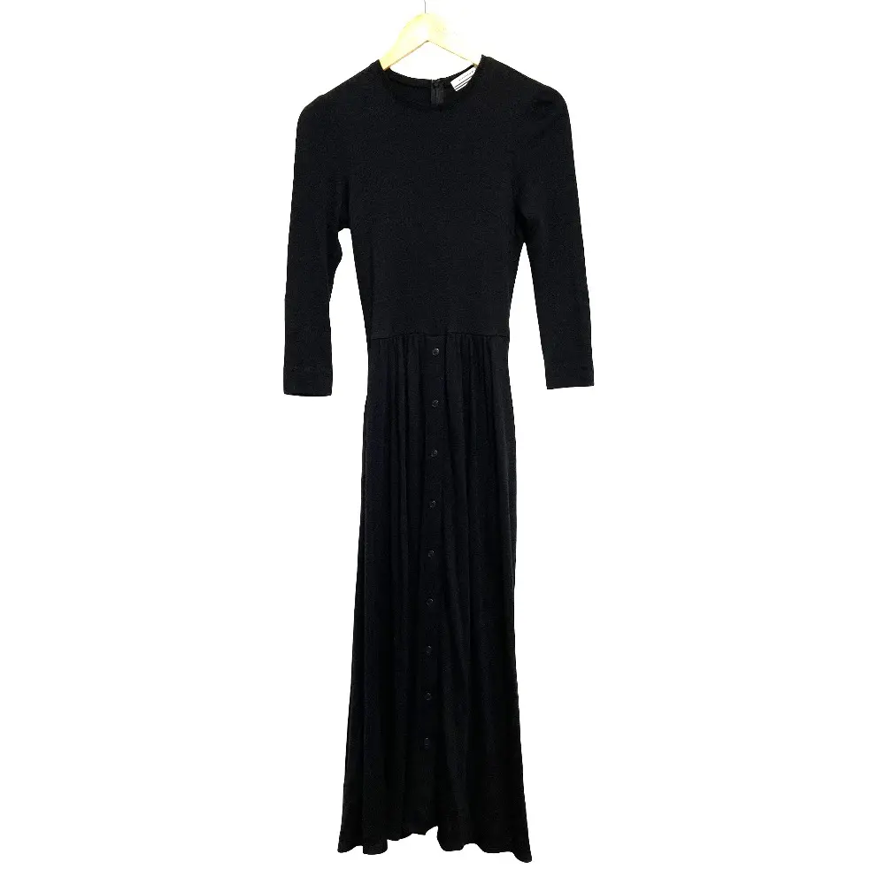 BORDERS at BALCONY ボーダーズアットバルコニー WEEKEND MAXI エルボーパッチ ワンピース BD1921-2K-10 サイズ36 ブラックの買取実績【2026年2月買取】