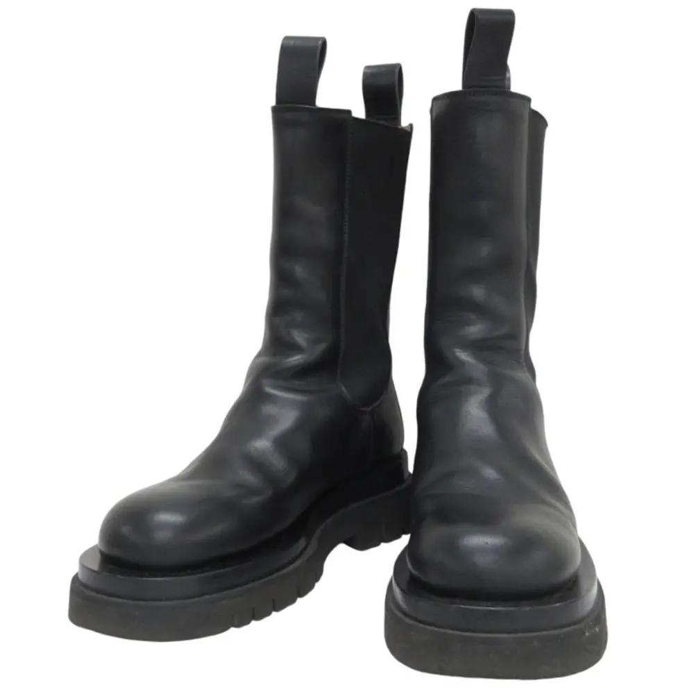 BOTTEGA VENETA ボッテガヴェネタ レザー ラグ チェルシーアンクル