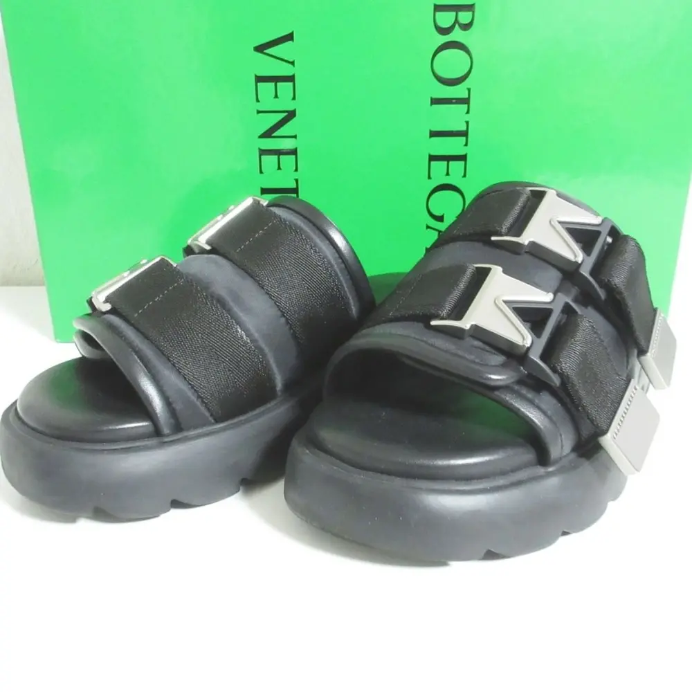 Bottega Veneta ボッテガヴェネタ FLASH 厚底 プラットフォーム フラッシュサンダル 36 約23.0cm ブラック