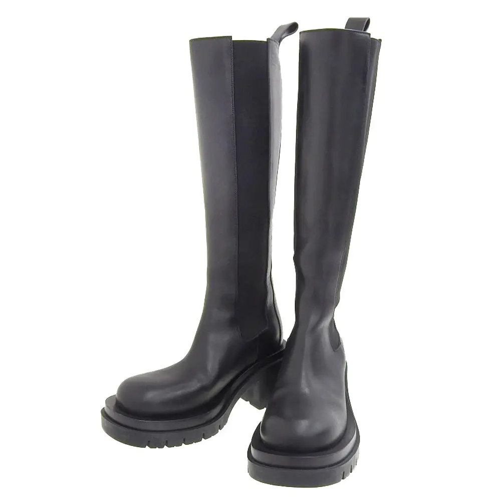 BOTTEGA VENETA ボッテガヴェネタ レザー ラグ チェルシーアンクル