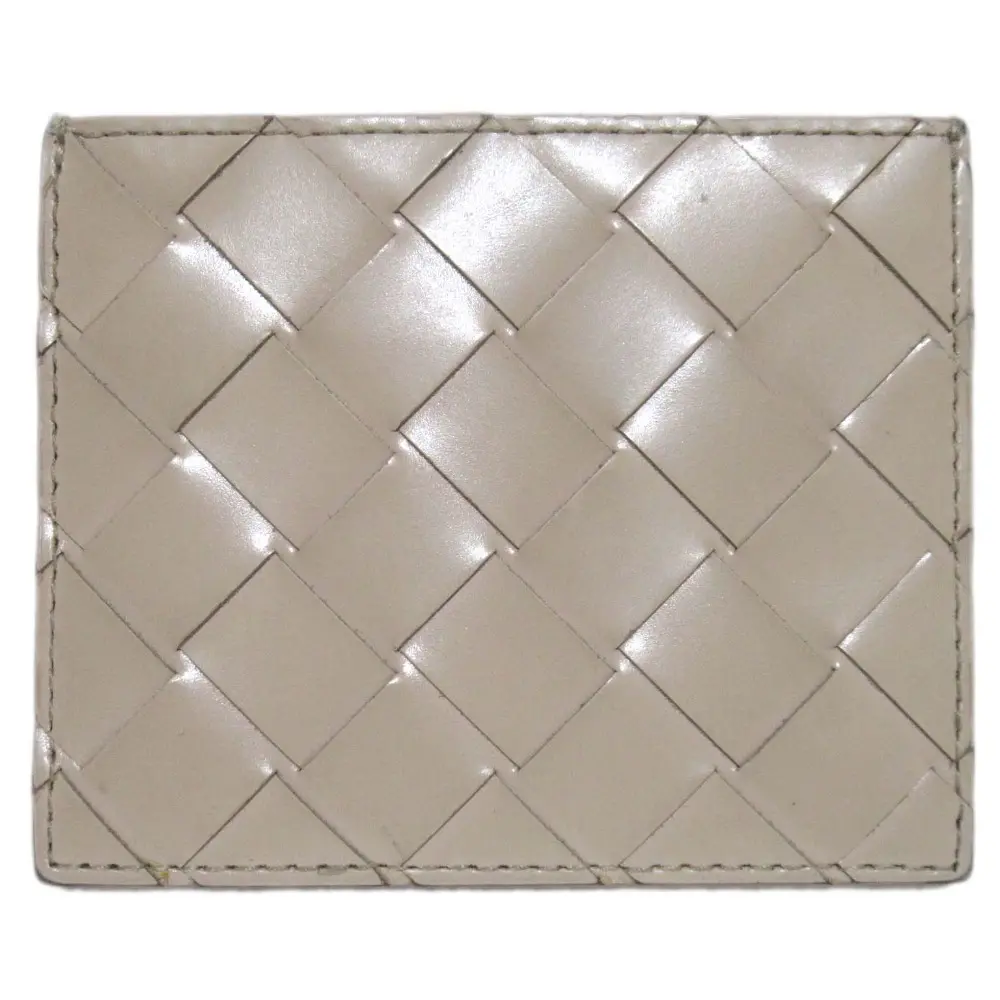 BOTTEGA VENETA ボッテガヴェネタ イントレチャート パスケース カードケース ベージュ