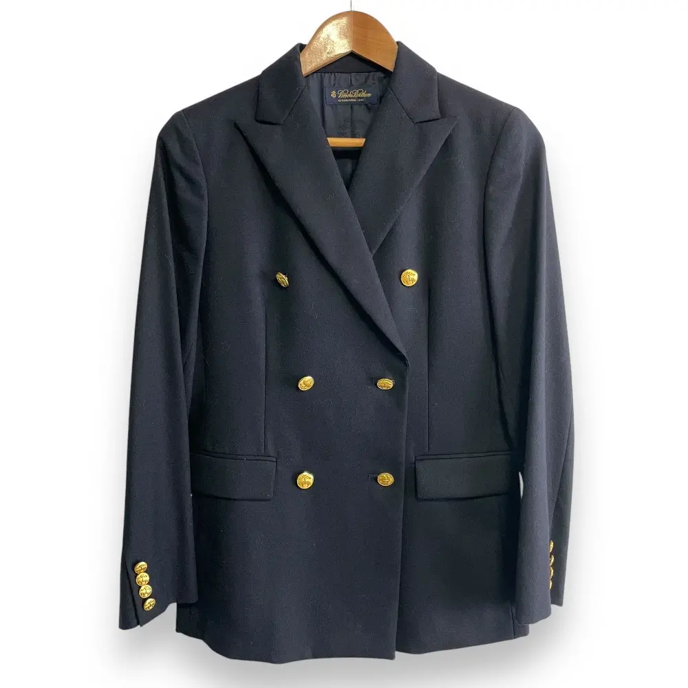 Brooks Brothers ブルックス ブラザーズ 金ボタン ダブルブレスト ジャケット 紺ブレ ブレザー 9AR ネイビー