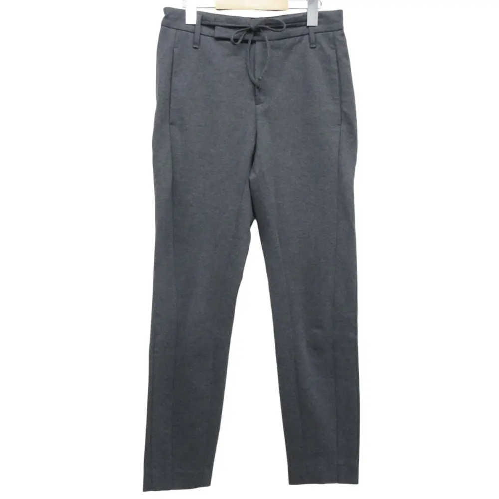 BRUNELLO CUCINELLI ブルネロクチネリ ドローコードモニーレ装飾 ストレッチイージーパンツ サイズ36 グレー
