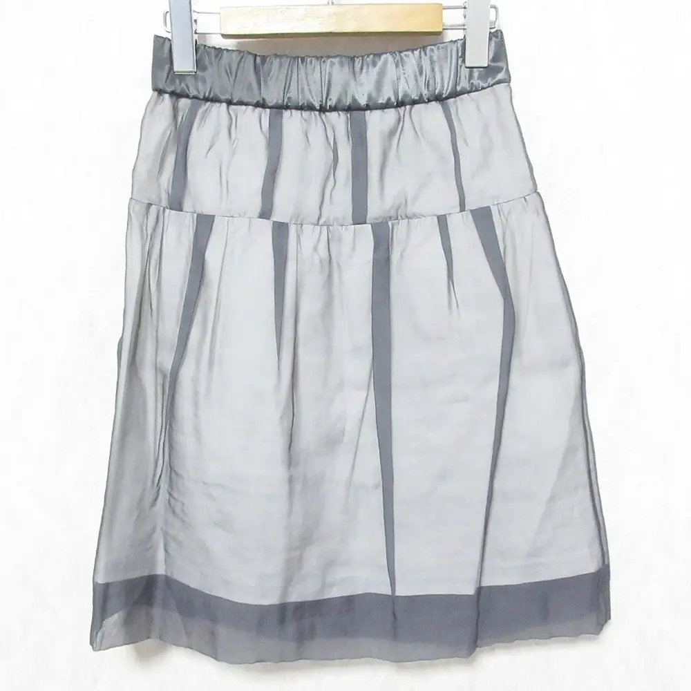 BRUNELLO CUCINELLI ブルネロクチネリ アシンメトリーヘム フレア