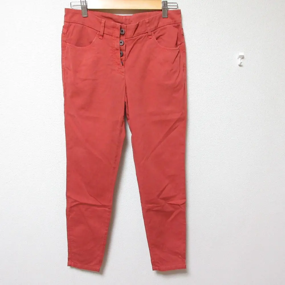 BRUNELLO CUCINELLI ブルネロクチネリ ストレッチ テーパード チノパンツ 40 オレンジ