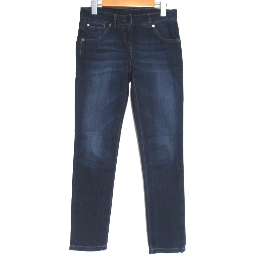 BRUNELLO CUCINELLI ブルネロクチネリ ストレッチ スキニーデニムパンツ ジーンズ サイズI38 インディゴブルー