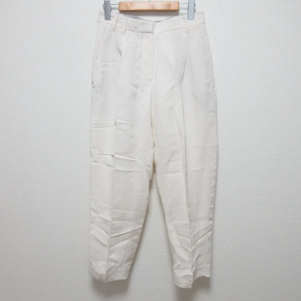 23SS Brunello Cucinelli ブルネロクチネリ リネンブレンド ツータック