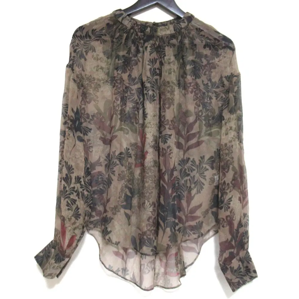 23AW BRUNELLO CUCINELLI ブルネロクチネリ 長袖 シルクシャツ Sサイズ