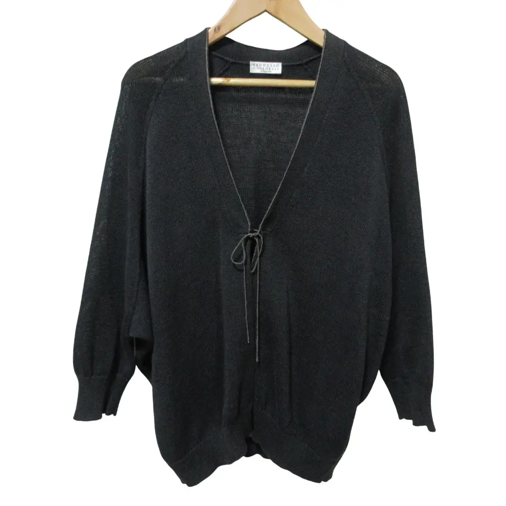 Brunello Cucinelli ブルネロクチネリ モニーレ ニット カーディガン ブラック